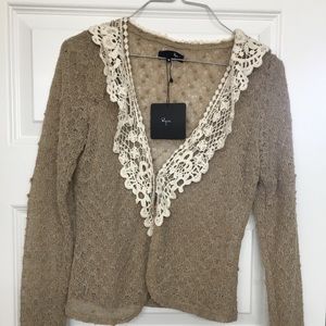 NWT RYU cardigan sweater